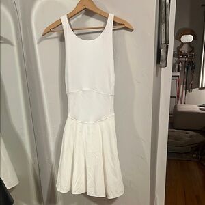 lululemon athletica White Scoop Neck Tennis Dress